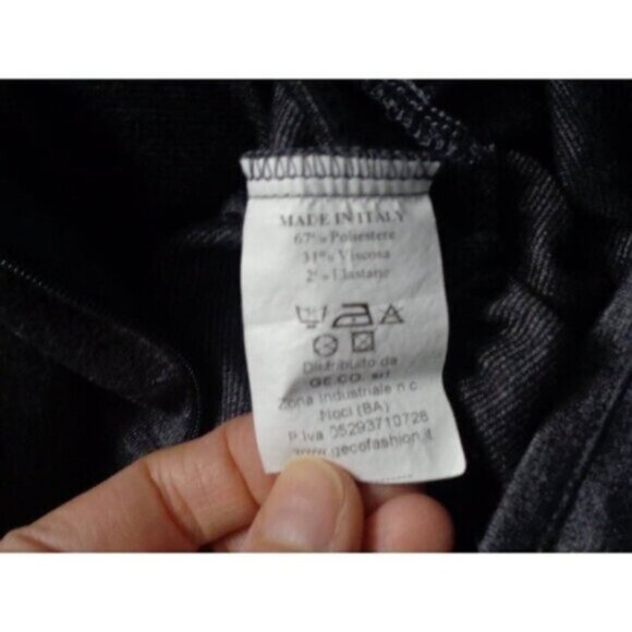 NEW Mele Acerbe SZ 38 (Girls SZ 12/14) Gray Made In Italy Dress MSRP $128 - Picture 2 of 10